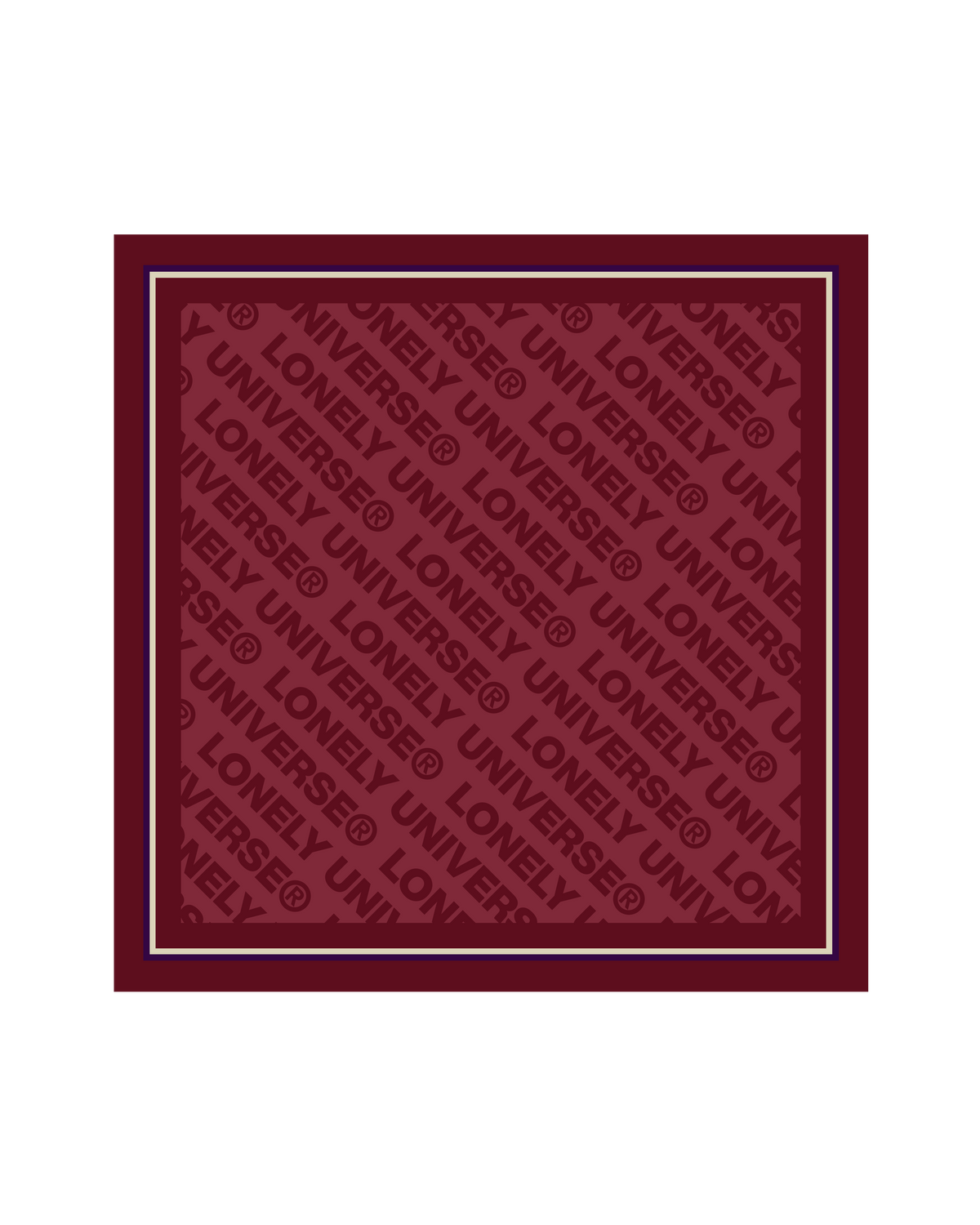 Classic Handkerchief Logo Burgundy